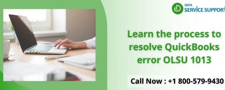 Learn the process to resolve QuickBooks error OLSU 1013