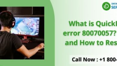 What is QuickBooks error 80070057 Causes and How to Resolve it