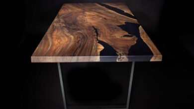 river resin tables