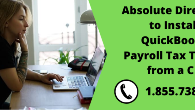 QuickBooks Payroll Tax Tables from a CD