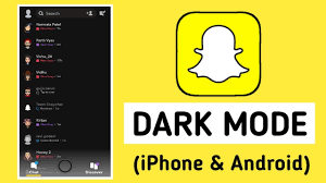 dark mode in snapchat