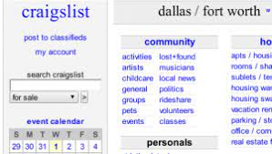 Craigslist Dallas Personals