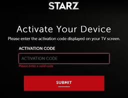 www.starz.com activate