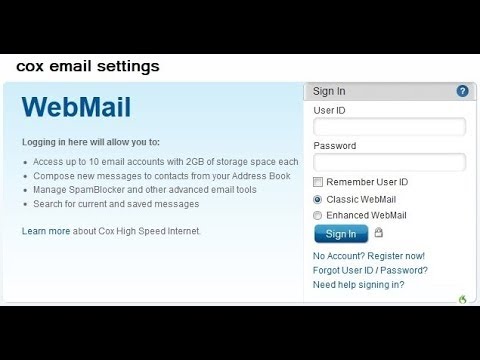 cox.net email login